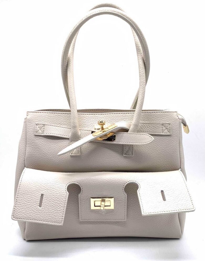 Ādas soma, Bēša, ražots Itālijā